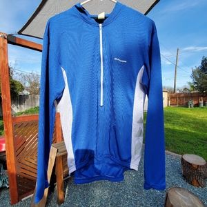 Canari Long Sleeve Men's Cycling Jersey. San Diego. Large. Blue. GPWC